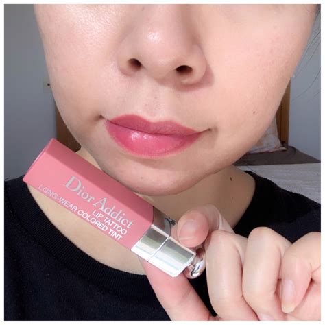 lip tattoo long wear colored tint dior|Dior lip and cheek tint.